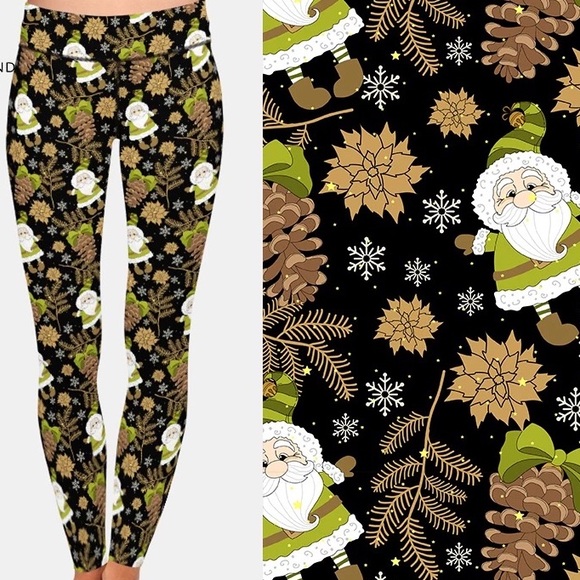 RockNStyles Pants - Host pick Christmas 🎄 Nature Santa Soft Leggings